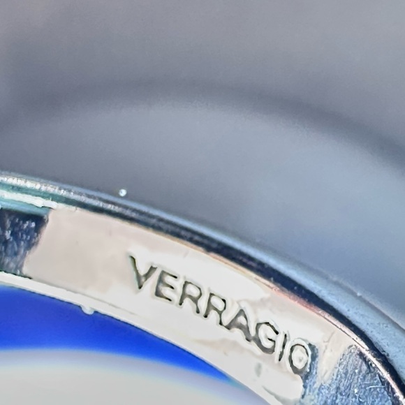 Verragio RING Sterling 925 Silver CZ 1.25carat Engagement wedding Sz 8 5493 P - Picture 7 of 14